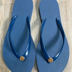 Brand new Tory Burch flip flops